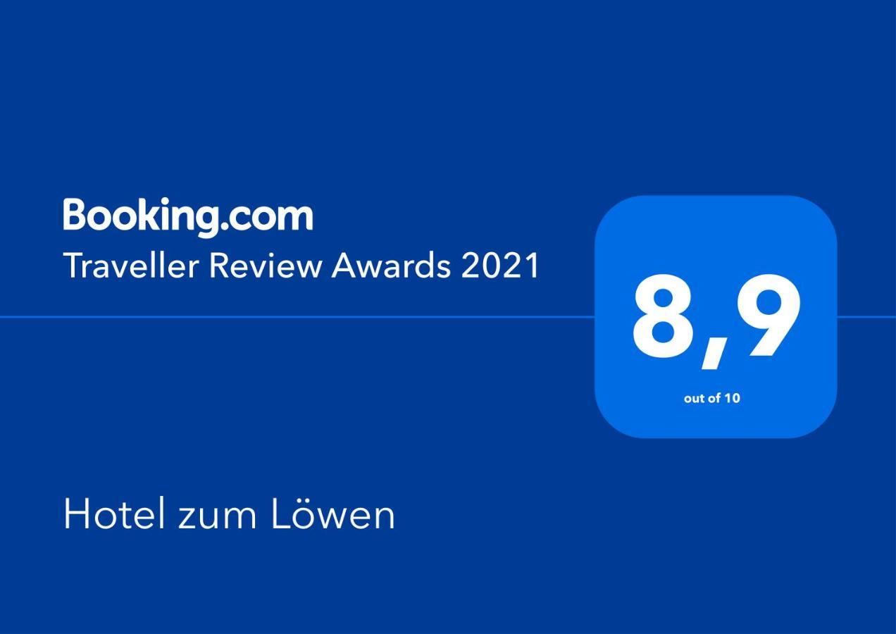 Hotel Zum Loewen Weißenhorn Buitenkant foto
